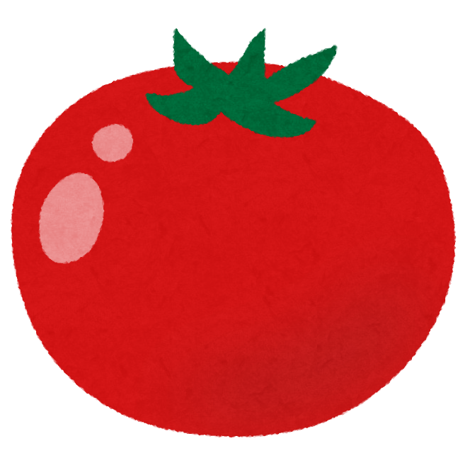 中玉トマトのイラスト